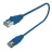 Cordon de brassage RJ45 cat�gorie 6 SFTP longueur 1 m�tre bleu