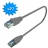 Lot de 20 cordons de brassage RJ45 cat�gorie 6 SFTP longueur 1 m�tre gris