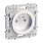 Prise de courant 2P+T - Blanc - Fixation par Vis - Bornes Auto - Schneider Odace