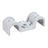 Crochet plastique Spit P-CLIP - Diam�tre 2 x 20 mm - Boite de 50 - Spit 565086