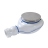 Bonde de douche - D90 mm - Turboflow 2 - TB21 - Capot ABS Chrom� - Nicoll 0205700