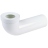 Pipe longue pour WC - Diam�tre 100 mm - Longueur 350 mm - Nicoll 1PIPUNIC