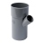 Embranchement Simple PVC - M�le / Femelle - 45� - Diam�tre 200 / 100mm - Nicoll BB64