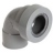 Coude PVC syst�me J - Femelle / Femelle - 87�30 - Diam�tre 50 mm - Nicoll CJ88J