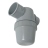 Siphon de lavabo - A coller - Entr�e horizontale - Diam�tre 50 mm - Nicoll YJ1C - Gris