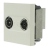 Prise t�l�vision hertzienne et radio Legrand Mosaic