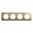 Plaque de finition - 4 Postes - Bronze satin� - Legrand C�liane CP1604