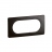 Plaque de finition - 4 � 5 Modules - Noir m�t�ore - Legrand C�liane CP0708