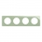 Plaque de finition - 4 Postes - Vert C�ladon - Legrand C�liane CP0504