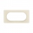 Plaque de finition - 4 � 5 Modules - Blanc amande - Legrand C�liane CP1108