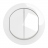 Enjoliveur - Pour m�canisme de commande - Double - IP44 - Blanc - Legrand C�liane CB4001