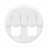 Enjoliveur - Pour prise RJ45 - Double - Blanc - Legrand C�liane CB2346