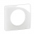 Plaque de finition - 1 Poste - Blanc �maill� - Legrand C�liane CP0001