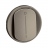 Enjoliveur - Pour interrupteur bipolaire � voyant - Titane - Legrand C�liane CT1020