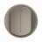 Enjoliveur - Pour interrupteur bipolaire � voyant - Titane - Legrand C�liane CT1020