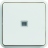 Bouton poussoir lumineux NO 10A Hager Cubyko composable blanc