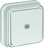 Bouton poussoir lumineux NO 10A Hager Cubyko encastr� complet blanc