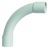 Coude 90 Degr�s - Grand rayon - Diam�tre 16 mm - Pour tube IRL - Gris - Lot de 1 - Iboco 20130
