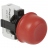Bloc complet non lumineux � impulsion affleurant capuchonn� 1NF - Rouge