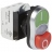 Bloc complet lumineux double touche 1NO + 1NF 12/24 Ac/Dc