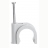 Attache pontet - Legrand Fixfor - Pour C�ble rond - 9 mm - Gris