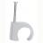 Attache pontet - Legrand Multifix - Pour C�ble rond - 14 � 20 mm - Gris