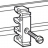 Adaptateur Rail / Pas de vis 6 mm - Legrand 036479