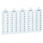 Rep�re pas de 6 - Chiffre de 1 � 10 - Horizontale - Lot de 100