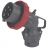 Fiche coud�e - M�le - 16 Amp�res - 3P+N+T - IP55 - Rouge - Legrand Hypra 051111