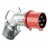 Fiche coud�e - M�le - 32 Amp�res - 3P+N+T - IP44 - Rouge - Legrand Hypra 052974