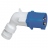 Fiche coud�e m�le 32 Amp�res 2P+T IP44 bleu - Legrand 056473