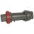 Fiche droite - M�le - 125 Amp�res - 3P+T - IP55 - Rouge - Legrand Hypra 059522