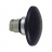 T�te arr�t d'urgence - Coup de poing - D60 - H�misph�rique - Noir - Schneider ZB4BR216