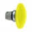 T�te arr�t d'urgence - Coup de poing - D60 - H�misph�rique - Jaune - Schneider ZB4BR516