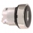 t�te bouton poussoir - affleurant - D=22 - noir - Schneider electric ZB4BA335