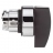 T�te - Bouton Tournant - A crosse - 3 positions - Rappel � gauche au centre - Schneider ZB4BJ7