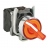 Bouton Tournant lumineux - 2 Positions - 230V - Orange - Schneider XB4BK125M5