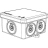 Boite de d�rivation - IP55 - 105 x 105 mm - Couvercle � vis 1/4 de tour - lot de 25 - Bizline 100105
