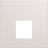 Enjoliveur - Prise RJ45 - 2 modules - Pure - Hager Gallery WXD202B