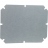 Platine de montage - T�le - 241 x 192 mm - Schneider electric NSYAMPM2419TB
