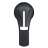 Poign�e ext�rieure - Lat�rale droite - 100 � 400A - IP55 - Noire - Schneider electric GS2AH235