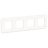 Plaque de finition - Blanc - 4 Postes - Schneider Unica Pro NU400818
