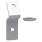 Jeu de 2 �querres supports borniers  - 45D - Pour Spacial S3D - Schneider electric NSYEDCO