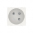 Prise de courant - 2P+T - 45D - Bornes auto - Blanc - Schneider electric NU304918