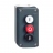 Boite  bouton - Harmony XAL - 3 Bouton poussoir - Blanc, rouge et noir - Schneider electric XALD324