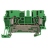 Bloc de jonction - Raccordement � ressort - 2.5 mm� - 300A - Vert / jaune - Weidmuller 1608640000