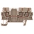 Bloc de jonction - Passage - A ressort - ZDU - 1.5 mm� - 17.5A - Beige fonc� - Weidmuller 1775530000