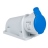 Socle saillie - Pratika - 16A - IP44 - 220V - 2P+T - Schneider electric PKF16W423