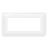 Enjoliveur - 5 Modules - Horizontal - Blanc - Legrand Mosaic 078815L