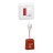 Bloc d'appel sanitaire - Avec poussoir � tirette verticale et voyant � LED - Legrand 076664L